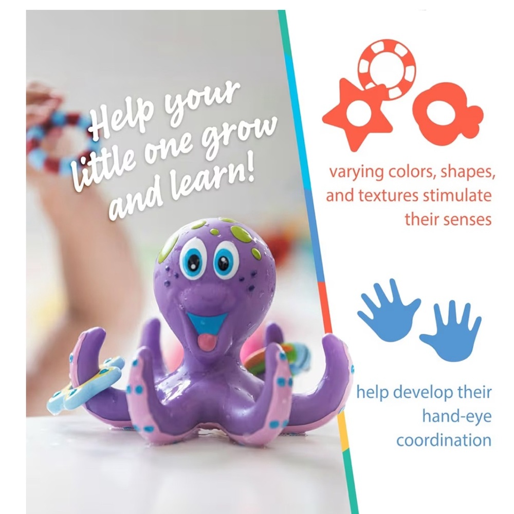 Purple Octopus Bath Toy